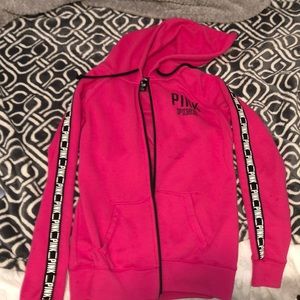 PINK zip up hoodie